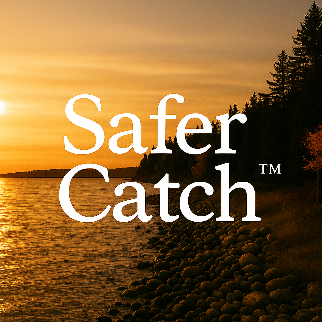 Safer Catch shoreline text